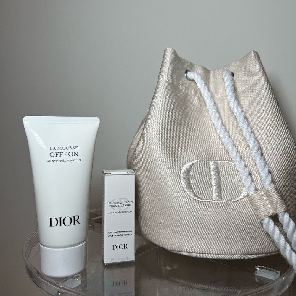 Dior Capture Serum & La Mousse & Bag